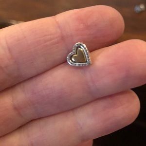 Onesie Brighton 2 toned Heart ❤️ Earring.